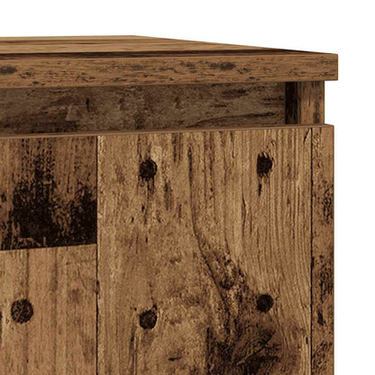 Sideboard mit Schublade Altholz-Optik 71x35x84 cm Holzwerkstoff
