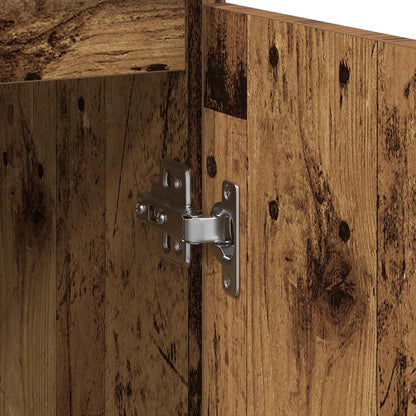 Sideboard mit Schublade Altholz-Optik 71x35x84 cm Holzwerkstoff
