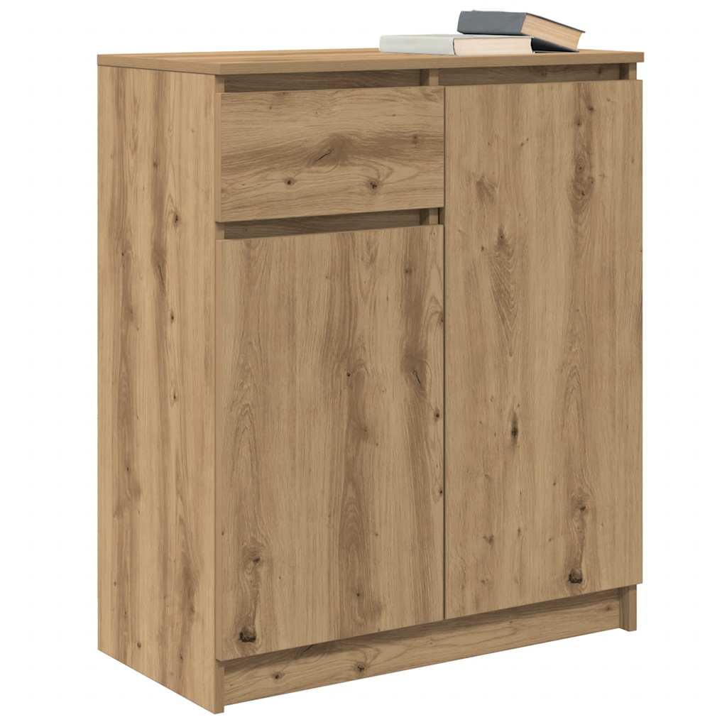 Sideboard mit Schublade Artisan-Eiche 71x35x84 cm Holzwerkstoff