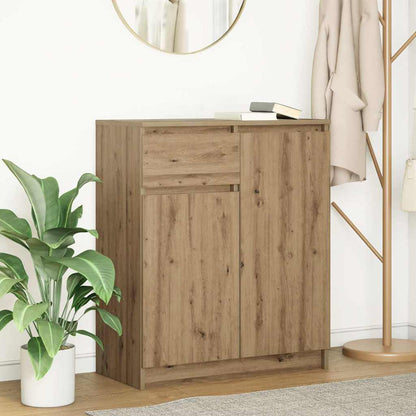 Sideboard mit Schublade Artisan-Eiche 71x35x84 cm Holzwerkstoff