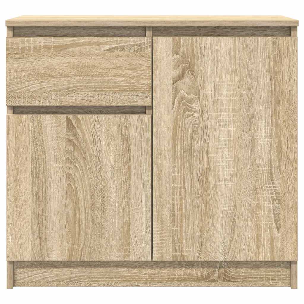 Sideboard mit Schublade Sonoma-Eiche 71x35x65 cm Holzwerkstoff