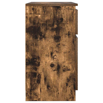 Sideboard mit Schublade Räuchereiche 71x35x65 cm Holzwerkstoff