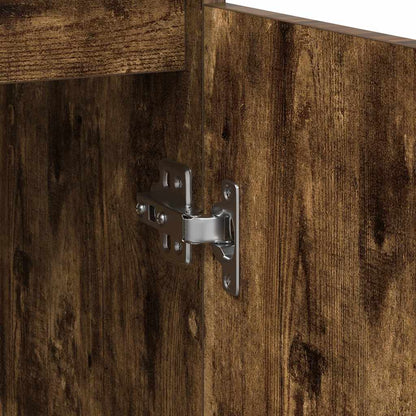 Sideboard mit Schublade Räuchereiche 71x35x65 cm Holzwerkstoff