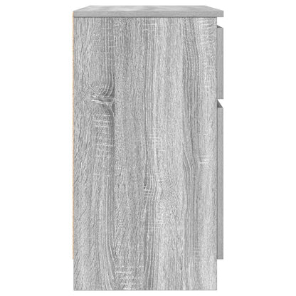 Sideboard mit Schublade Grau Sonoma 71x35x65 cm Holzwerkstoff
