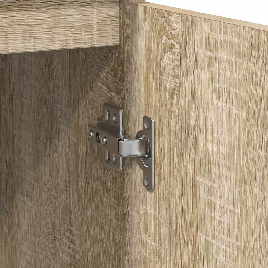 Sideboard Sonoma-Eiche 29,5x34x76 cm Holzwerkstoff