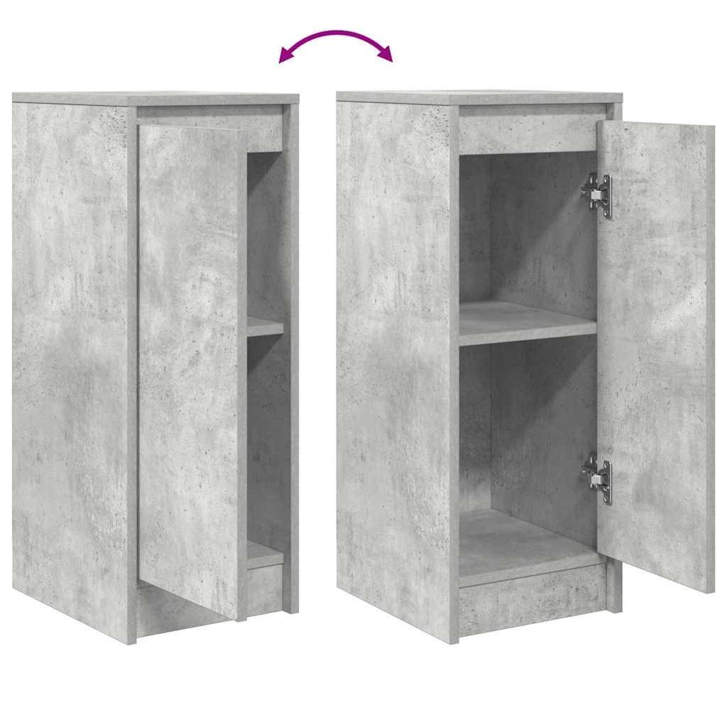 Sideboard Betongrau 29,5x34x76 cm Holzwerkstoff
