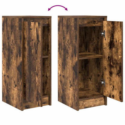 Sideboard Räuchereiche 29,5x34x76 cm Holzwerkstoff