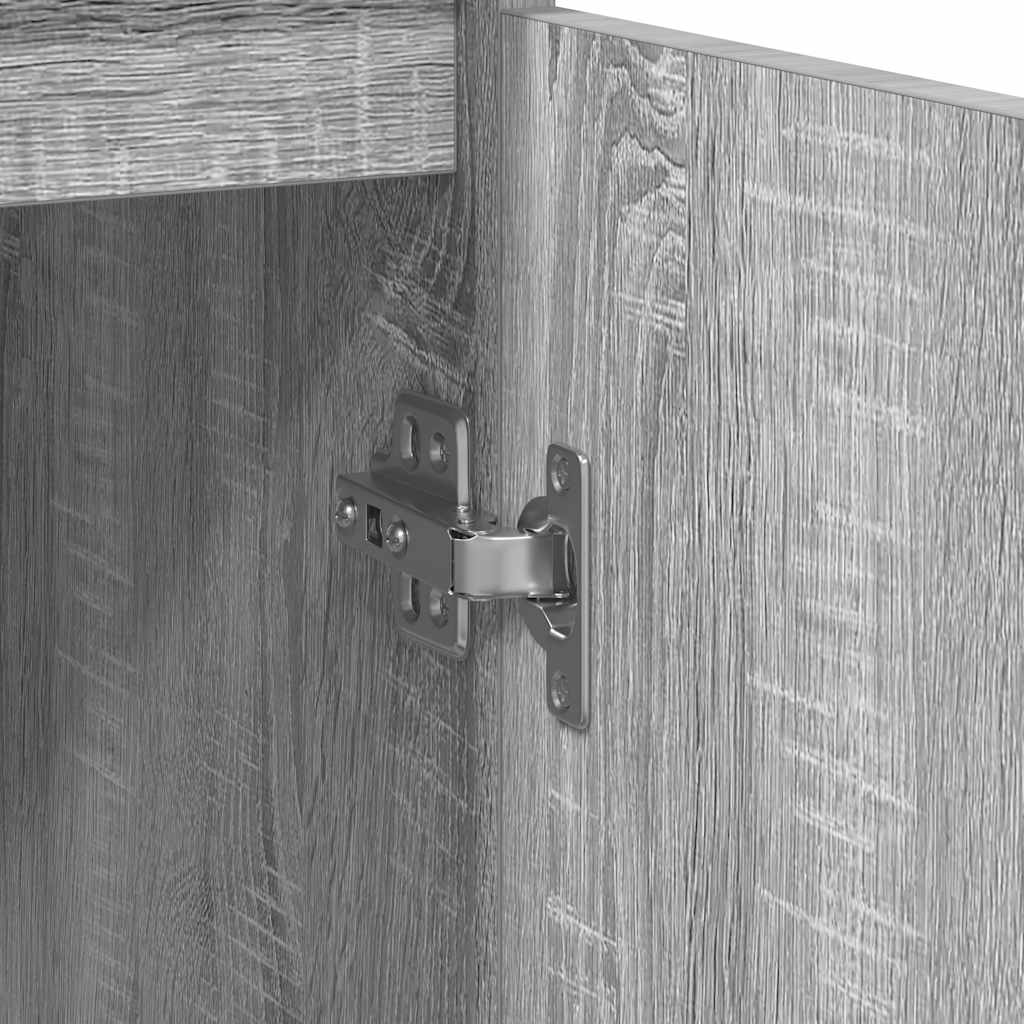 Sideboard Grau Sonoma 29,5x34x76 cm Holzwerkstoff