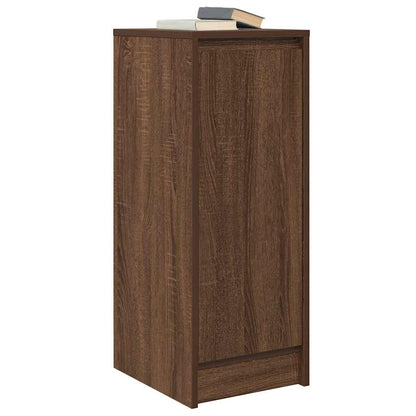 Sideboard Braun Eichen-Optik 29,5x34x76 cm Holzwerkstoff