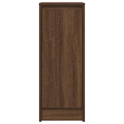 Sideboard Braun Eichen-Optik 29,5x34x76 cm Holzwerkstoff