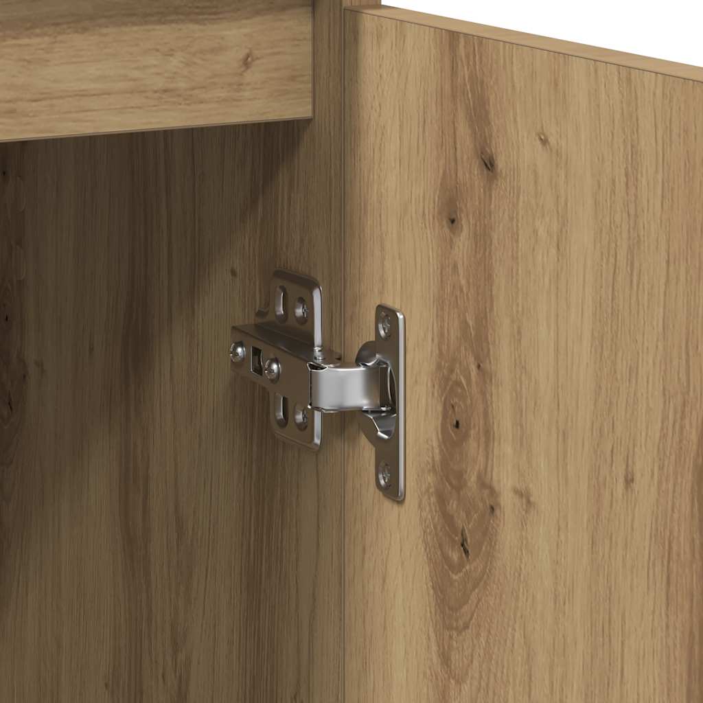 Sideboard Artisan-Eiche 29,5x34x76 cm Holzwerkstoff