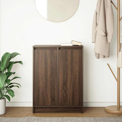 Sideboard Braun Eichen-Optik 57x34x76 cm Holzwerkstoff