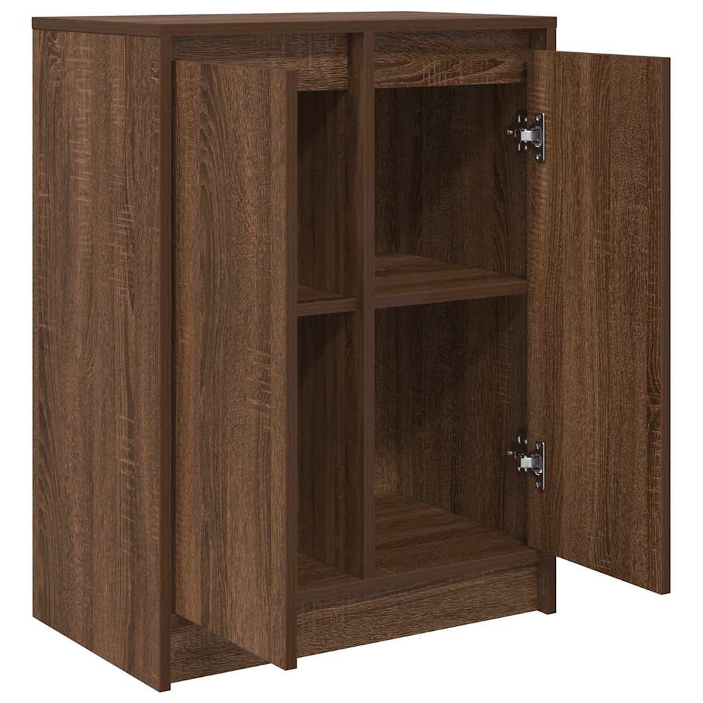 Sideboard Braun Eichen-Optik 57x34x76 cm Holzwerkstoff