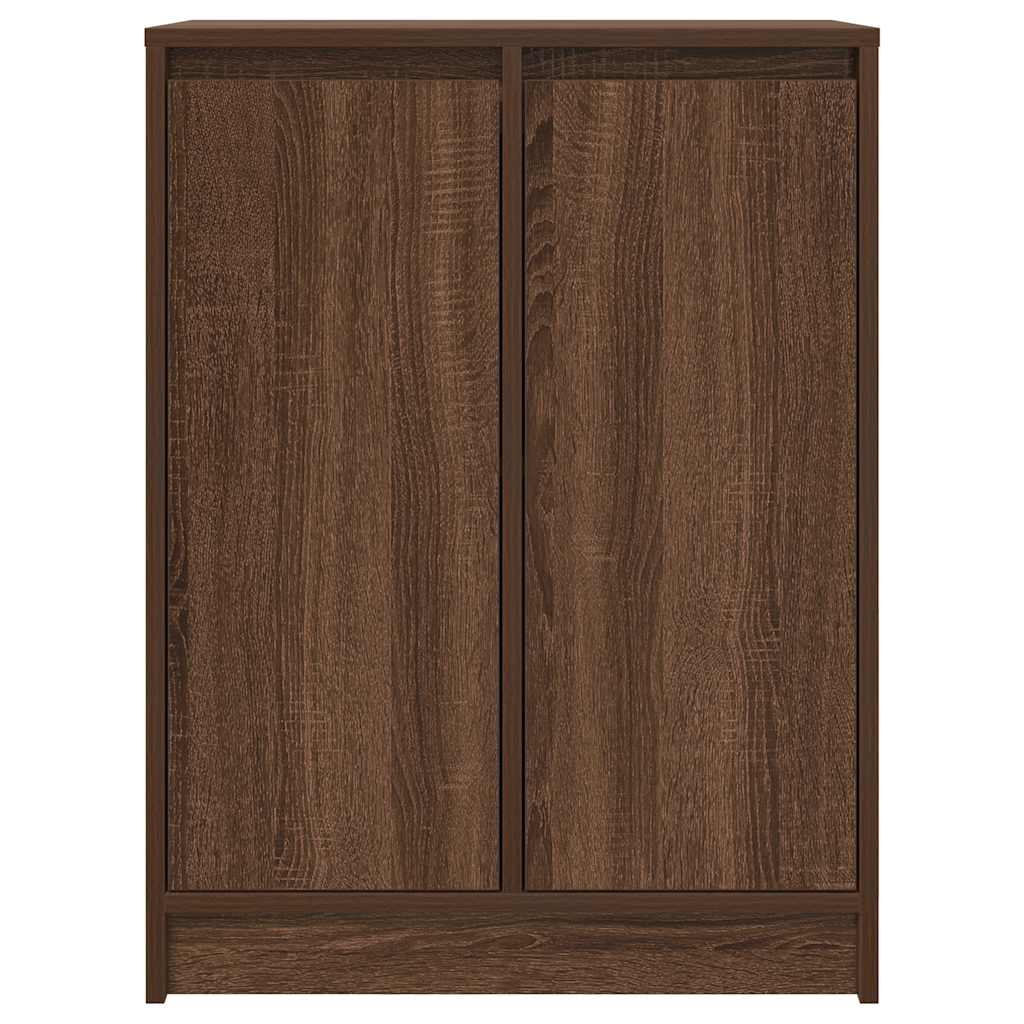 Sideboard Braun Eichen-Optik 57x34x76 cm Holzwerkstoff