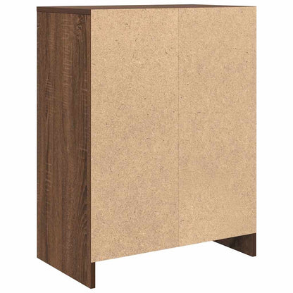 Sideboard Braun Eichen-Optik 57x34x76 cm Holzwerkstoff