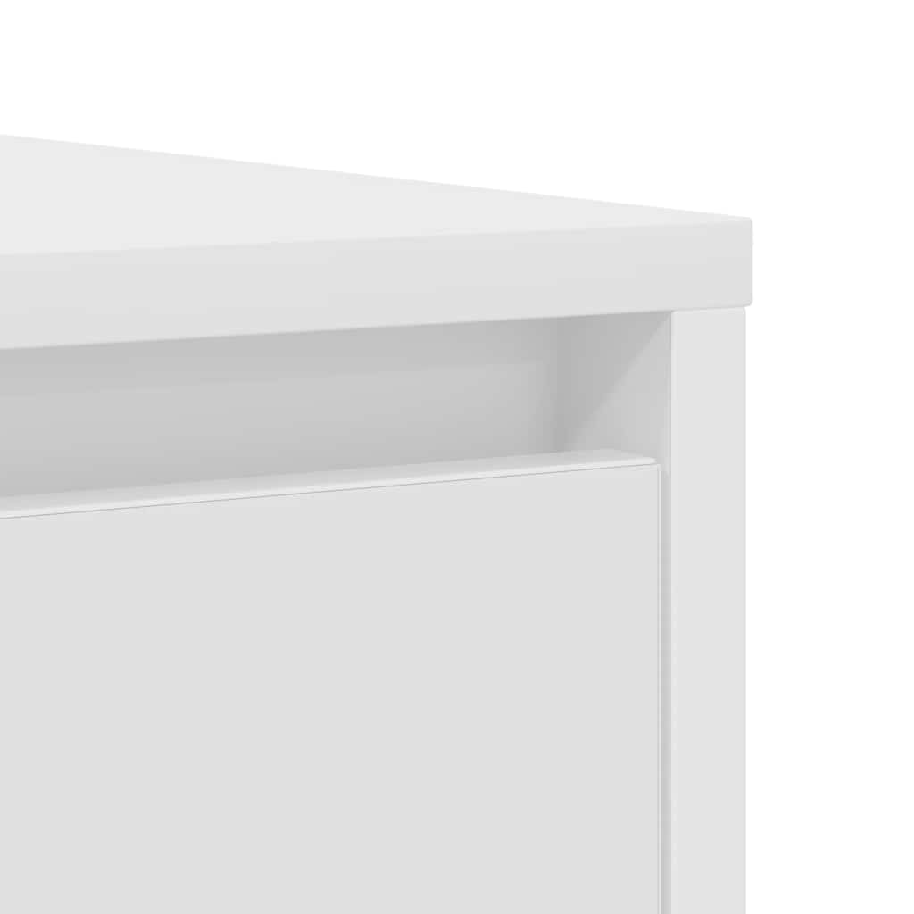 Sideboard Weiß 85x34x76 cm Holzwerkstoff