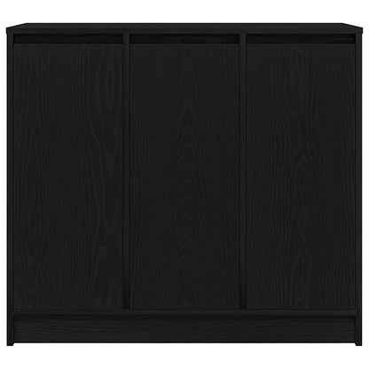 Sideboard Schwarz Eichen-Optik 85x34x76 cm Holzwerkstoff
