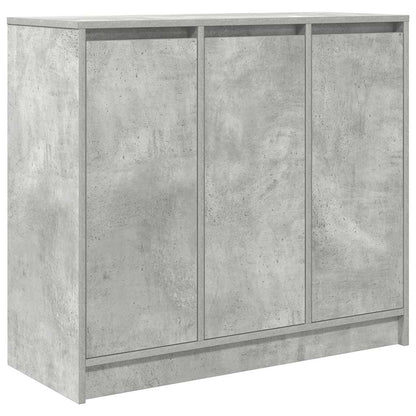 Sideboard Betongrau 85x34x76 cm Holzwerkstoff