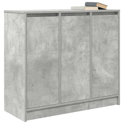 Sideboard Betongrau 85x34x76 cm Holzwerkstoff