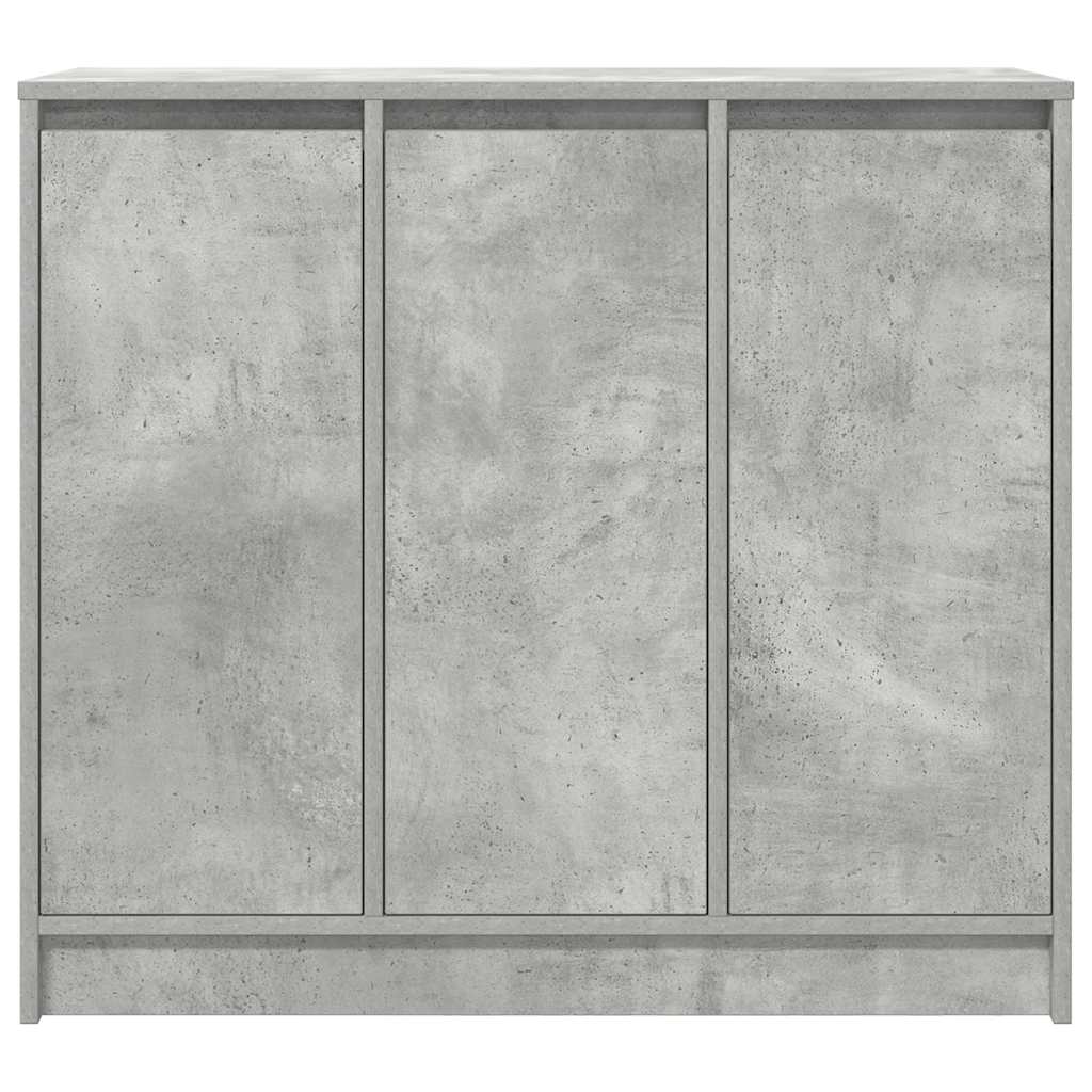 Sideboard Betongrau 85x34x76 cm Holzwerkstoff