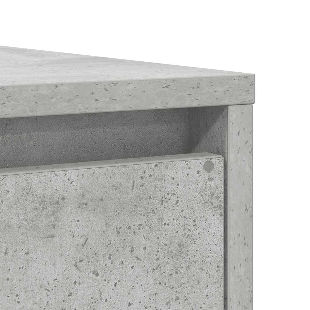Sideboard Betongrau 85x34x76 cm Holzwerkstoff