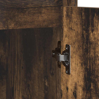 Sideboard Räuchereiche 85x34x76 cm Holzwerkstoff