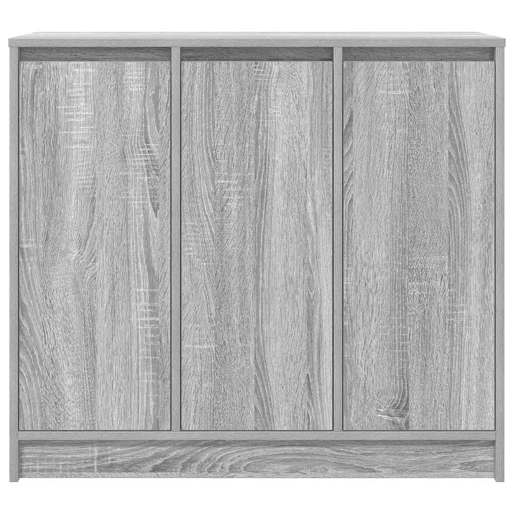 Sideboard Grau Sonoma 85x34x76 cm Holzwerkstoff
