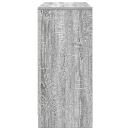 Sideboard Grau Sonoma 85x34x76 cm Holzwerkstoff