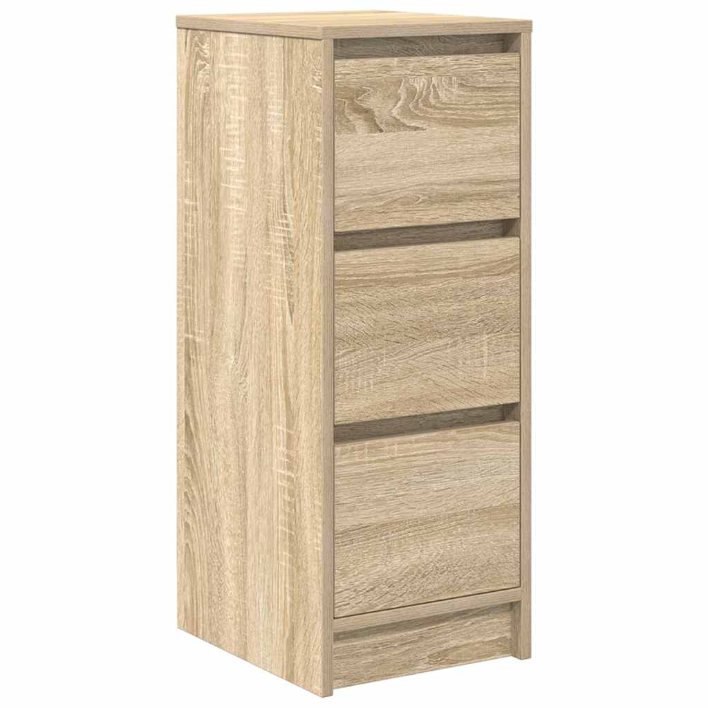 Sideboard Sonoma-Eiche 29,5x34x76 cm Holzwerkstoff
