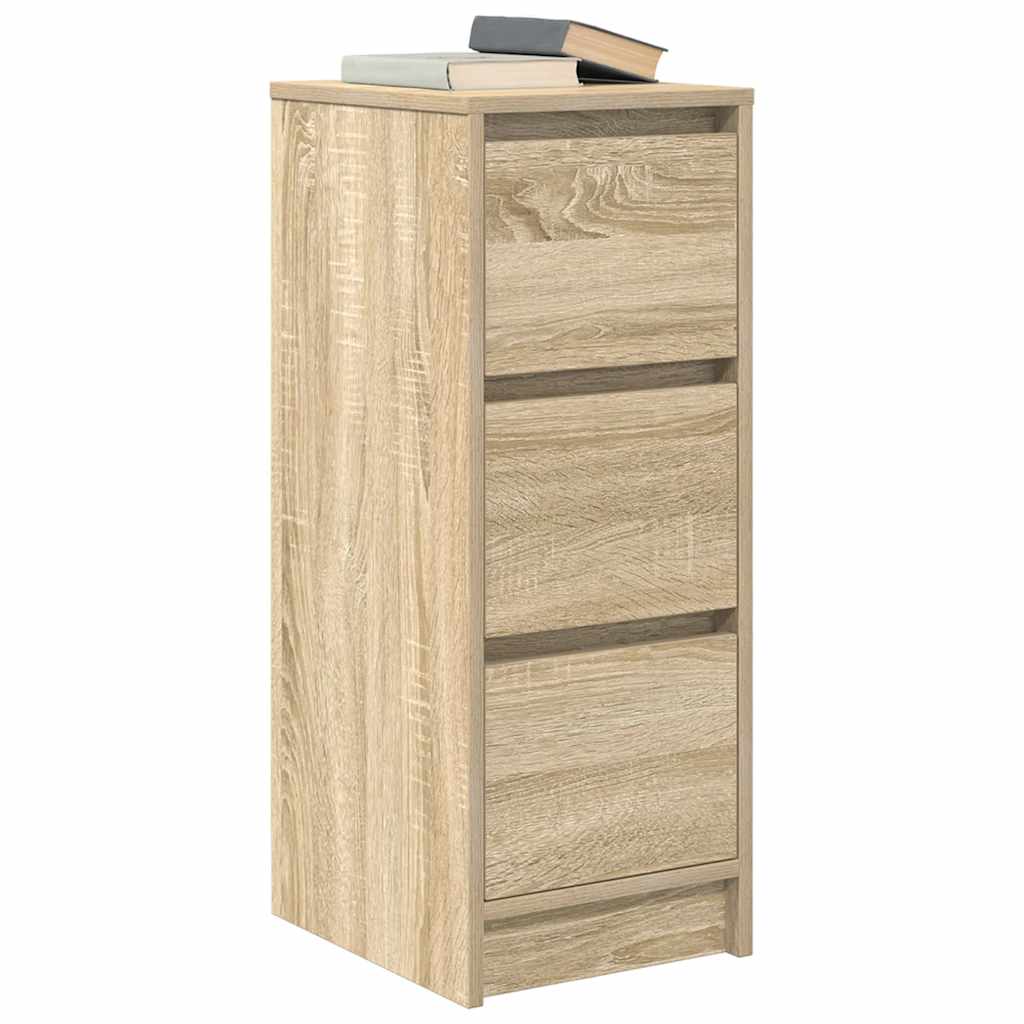 Sideboard Sonoma-Eiche 29,5x34x76 cm Holzwerkstoff