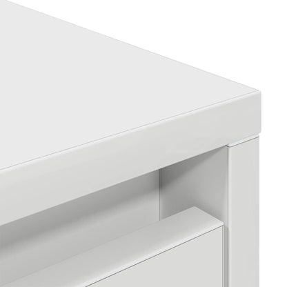 Schrank mit Schublade Weiß 55,5x34x119,5 cm Holzwerkstoff