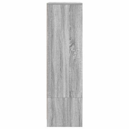Schrank mit Schublade Grau Sonoma 55,5x34x119,5cm Holzwerkstoff