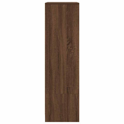 Schrank mit Schublade Braun Eichen-Optik 55,5x34x119,5 cm