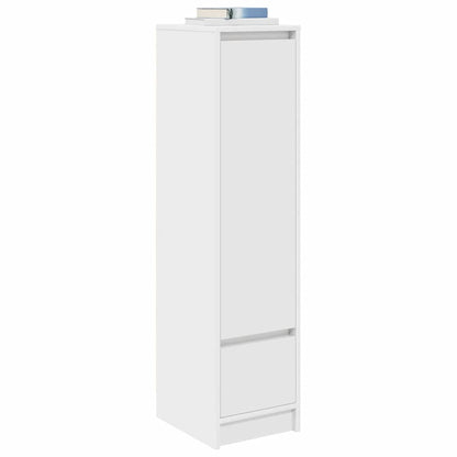 Highboard Weiß 29,5x34x119,5 cm Holzwerkstoff