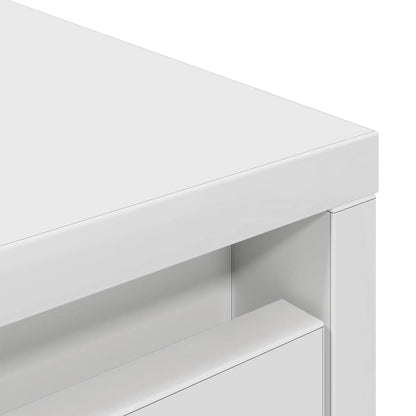 Highboard Weiß 29,5x34x119,5 cm Holzwerkstoff