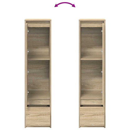 Highboard Sonoma-Eiche 29,5x34x119,5 cm Holzwerkstoff