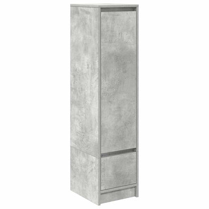 Highboard Betongrau 29,5x34x119,5 cm Holzwerkstoff