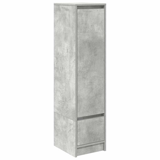Highboard Betongrau 29,5x34x119,5 cm Holzwerkstoff