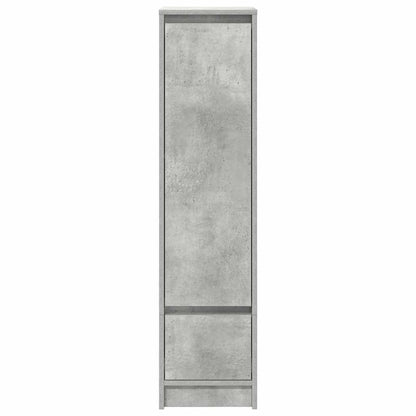 Highboard Betongrau 29,5x34x119,5 cm Holzwerkstoff