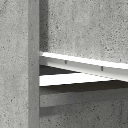 Highboard Betongrau 29,5x34x119,5 cm Holzwerkstoff