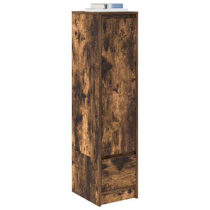 Highboard Räuchereiche 29,5x34x119,5 cm Holzwerkstoff