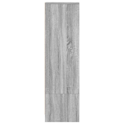 Highboard Grau Sonoma 29,5x34x119,5 cm Holzwerkstoff
