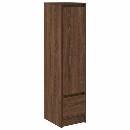 Highboard Brown Oak Look 29,5x34x119,5 cm Træmateriale