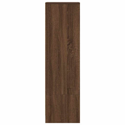 Highboard Brown Oak Look 29,5x34x119,5 cm Træmateriale