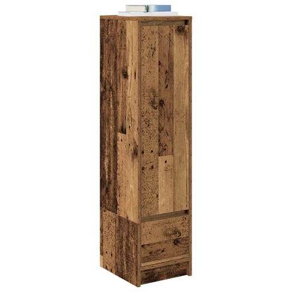 Highboard gammelt træ look 29,5x34x119,5 cm træmateriale