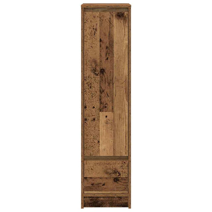 Highboard gammelt træ look 29,5x34x119,5 cm træmateriale