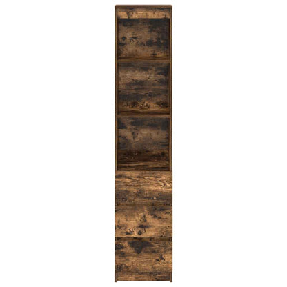Highboard Räuchereiche 37,5x35x180 cm Holzwerkstoff