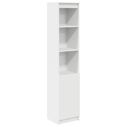 Highboard Hvid 37,5x35x180 cm Træmateriale