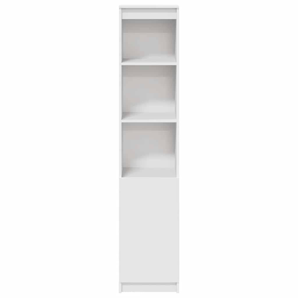 Highboard Hvid 37,5x35x180 cm Træmateriale