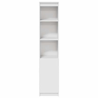 Highboard Hvid 37,5x35x180 cm Træmateriale